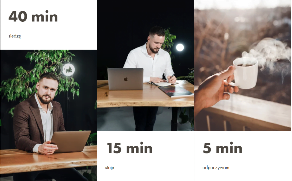 biurko regulowane - jak pracować